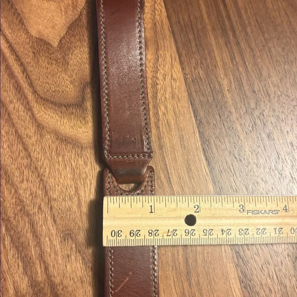 Vintage Fossil Belt with heavy brass buckle